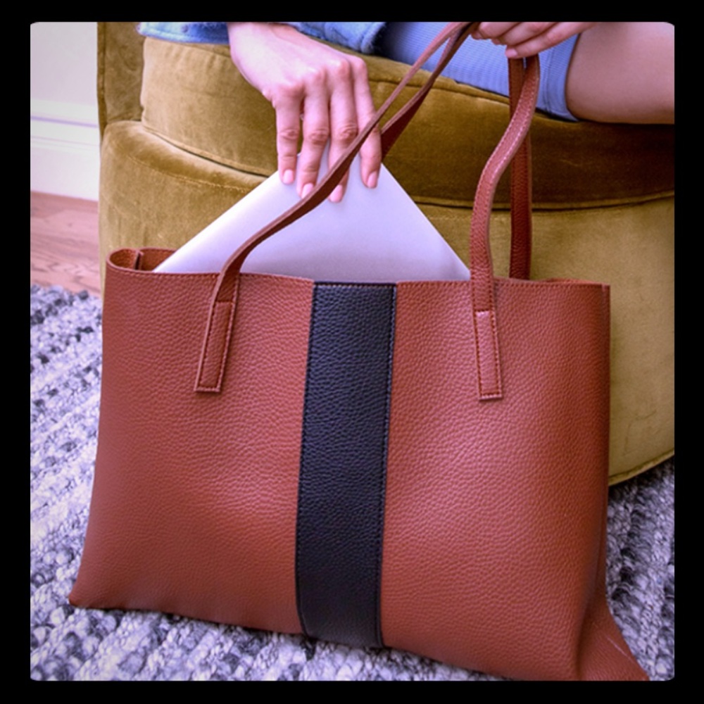 NWOT Vince Camuto Vegan Leather Tote Bag